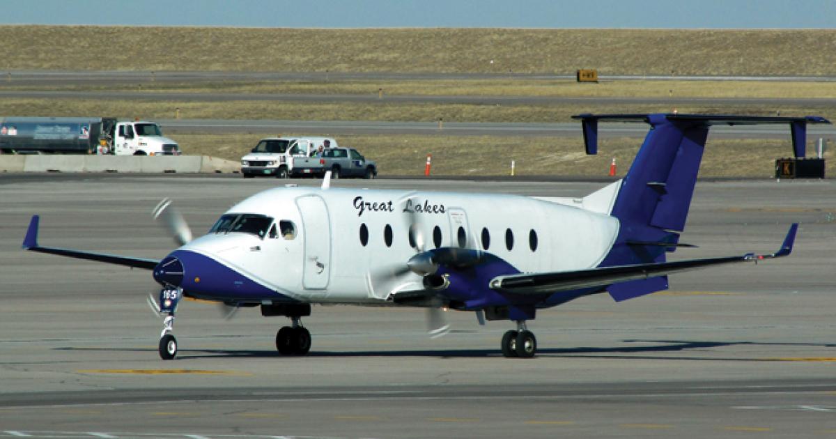 Great Lakes Aviation lost its $1.7 million subsidy to serve Ely, Nev., due to a new Congressionally mandated per-passenger limit of $1,000.