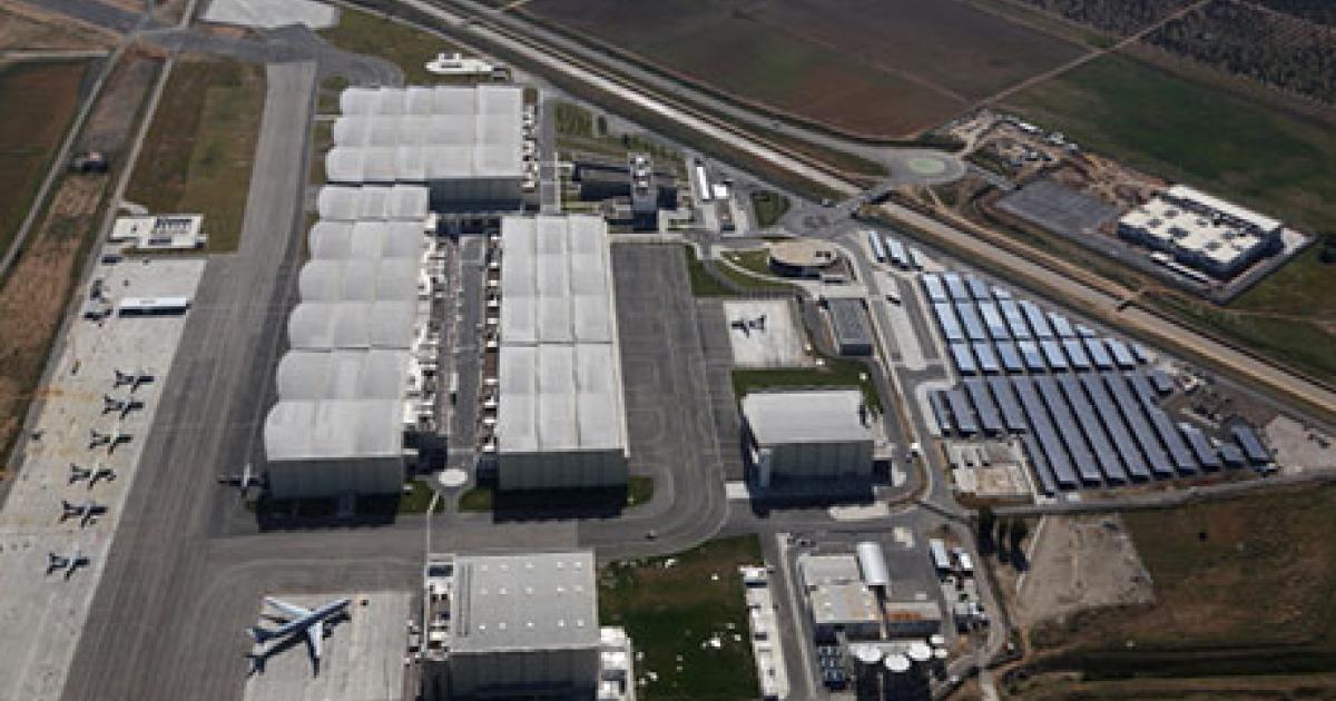 Airbus Military opened a new services logistics hub at its Seville production facility. (Photo: Airbus Military)