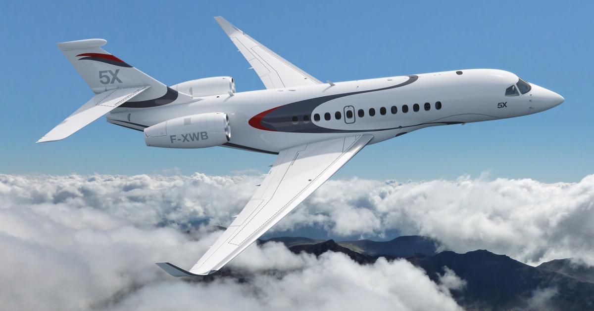 The jet will have a range of up to 5,200 nm (with eight passengers, three crew, NBAA IFR reserves at ISA and full fuel).