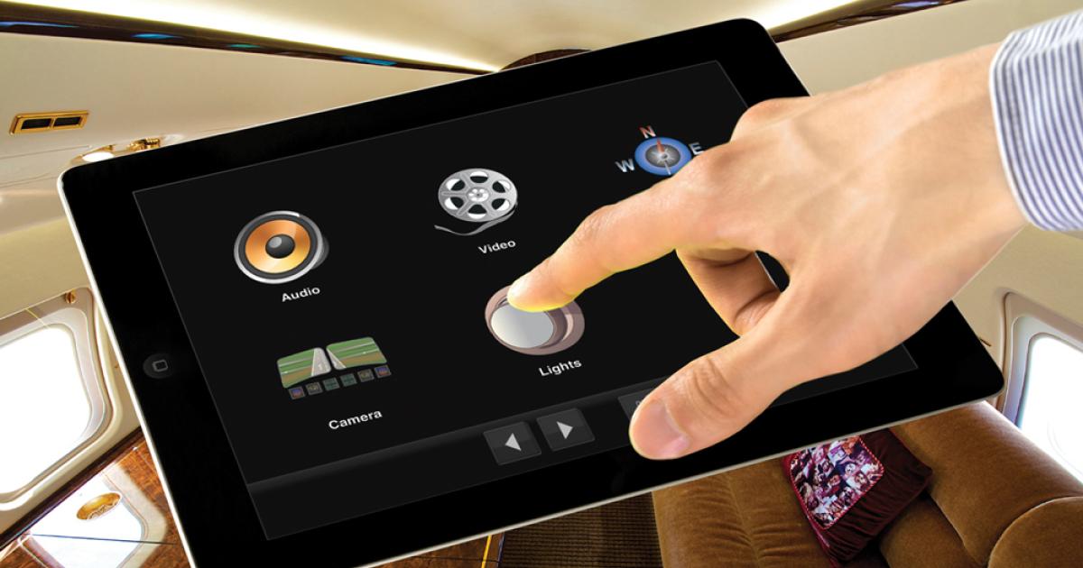 Flight Display’s iPad app puts the cabin management system at a passenger’s fingertips, displaying moving maps, streaming video and even an external view of a takeoff.