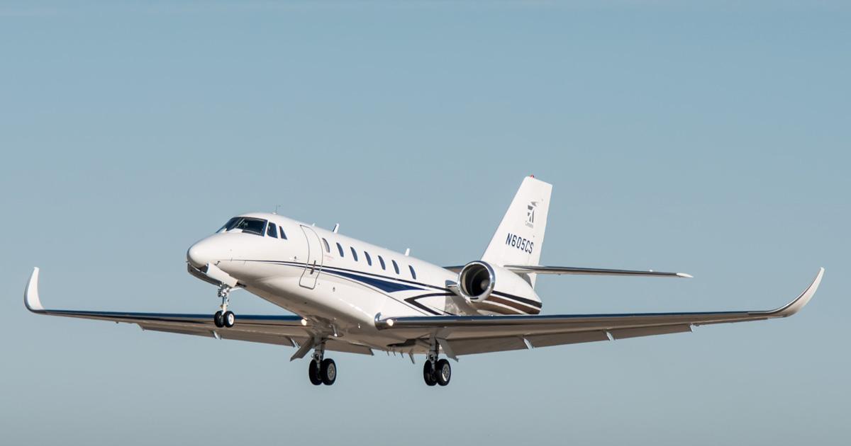 Winglet Technology’s Elliptical Winglet upgrade  will increase the Citation Sovereign’s wingspan by five feet to 69 feet 4 inches.
