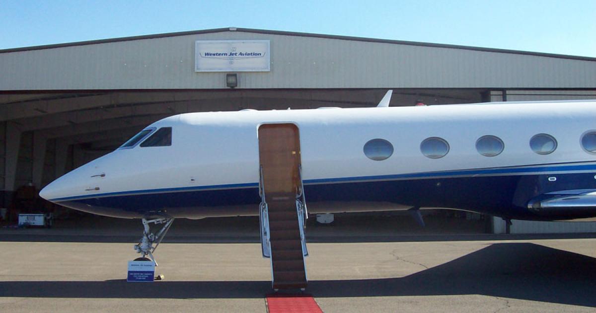 Western Jet Aviation has expanded its reach by opening a facility on the west side of the Reno Airport for Gulfstream repair and refurbishment.