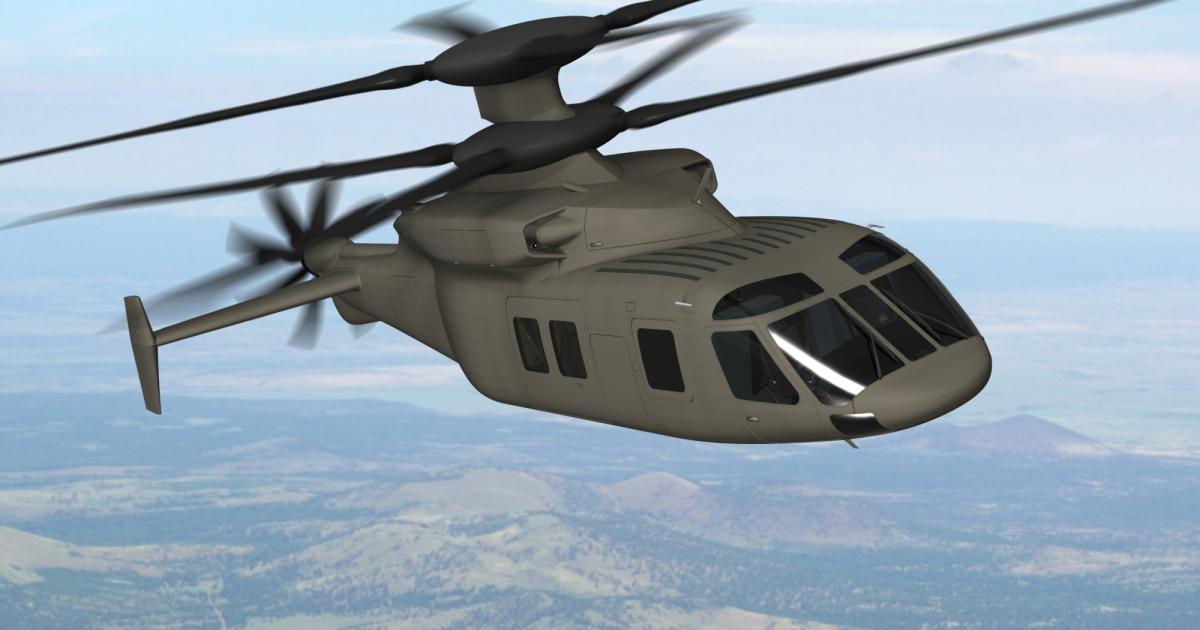 Sikorsky and Boeing are proposing a medium-lift compound helicopter demonstrator for the U.S. Army's joint multi-role technology demonstration Phase 1 effort. (Photo: Sikorsky Aircraft)