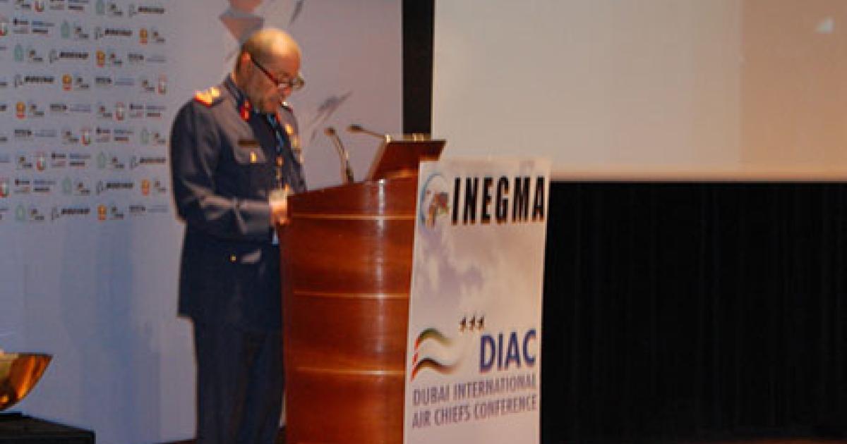 Eight senior air force commanders will speak at the Dubai International Air Chiefs Conference (DIAC) later this month. (Photo: Chris Pocock)