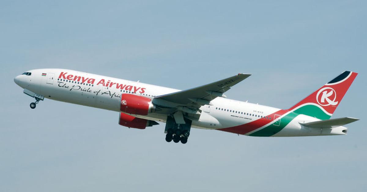 Experts say African airlines such as Ethiopian Airlines (below), currently the most profitable among the four best-performing national carriers–the other three being Kenya Airways (above), Egyptair and South African Airlines–need to cooperate more on business strategy if they are stop losing market share to European, Middle Eastern and even U.S. carriers. 