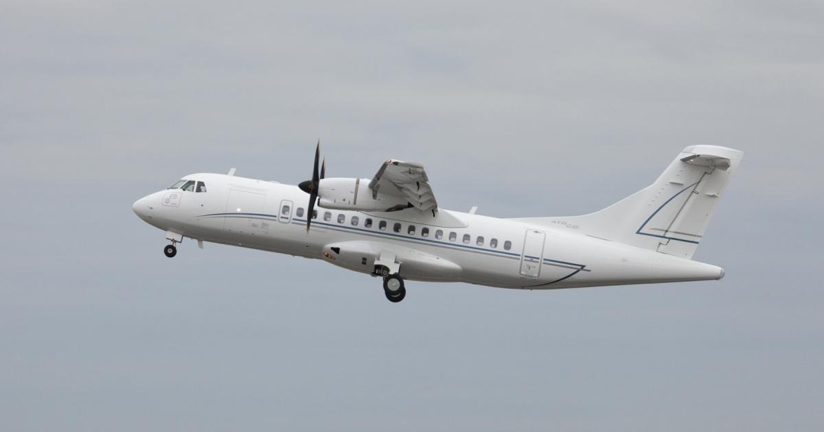 Saudi Arabia's Alpha Star Aviation Services will soon be flying an ATR 72-600 like this one.