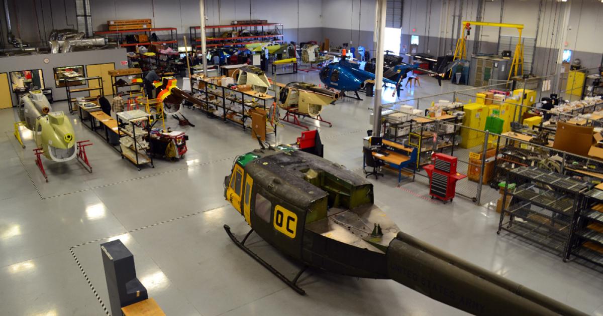 Phoenix Heliparts, based in Mesa, Arizona, provides MRO support of for MD 500, Bell UH-1, Bell 407 and AH-1 Cobra helicopters, as well as fixed-wing aircraft. 