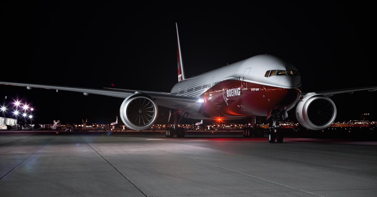 A series of blockbuster orders placed yesterday at the Dubai Airshow launced the Boeing 777X.