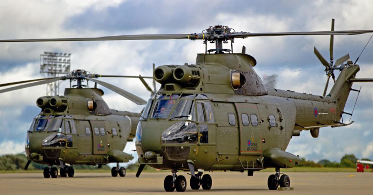Eurocopter is upgrading 24 Royal Air Force Puma Mk 1s to Mk 2 standard with new engines, avionics and other improvements. (Photo: UK Crown Copyright 2013).