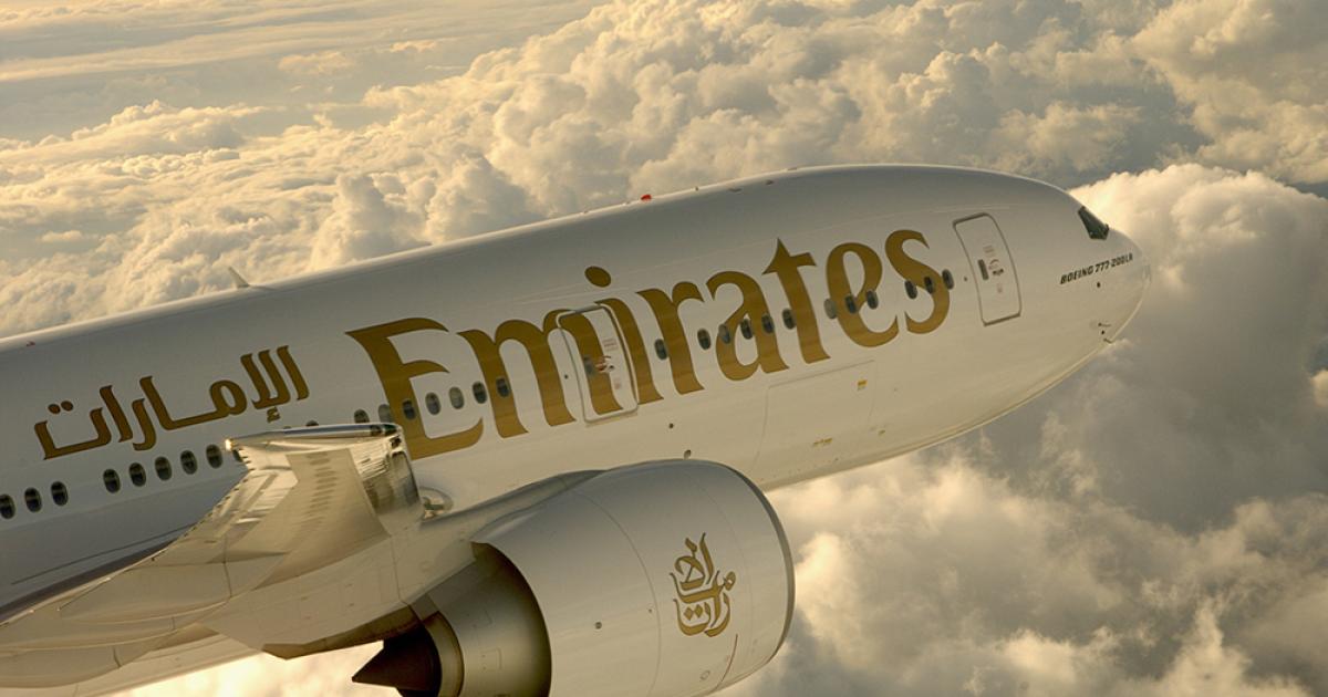 Middle East airlines led all regions in international passenger traffic growth and gains in cargo carriage in October. 