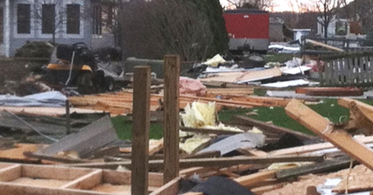 Tornadoes and storms ripped through central Illinois on November 17.