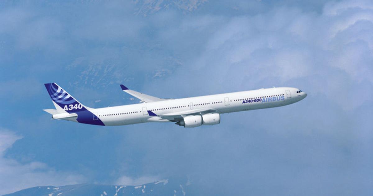 Airbus plans to recertify the A340-600 to carry 475 passengers. (Photo: Airbus)