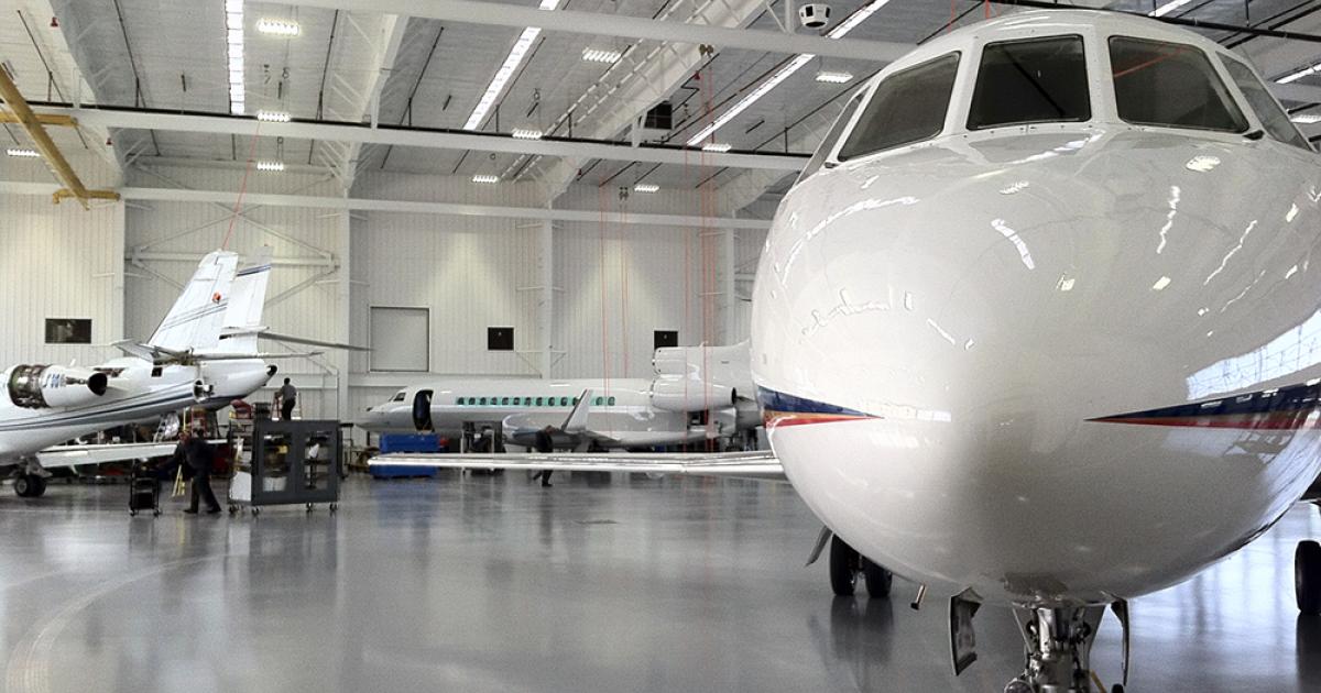 Duncan Aviation recently opened a 40,000-sq-ft hangar at its Lincoln facility.