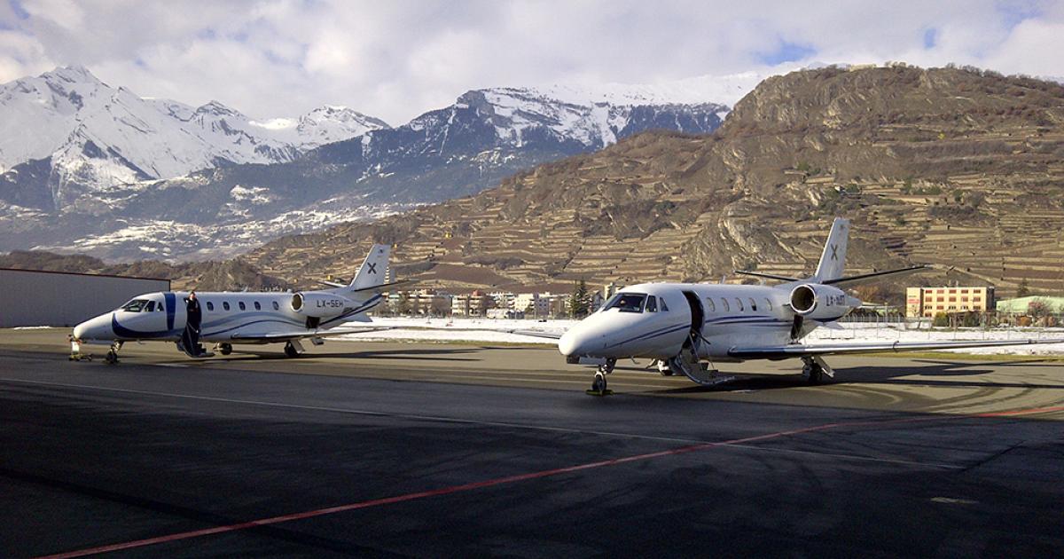 Luxaviation’s Belgian subsidiary Abelag acquired Paris Le Bourget Airport-based business aviation operator Unijet. The consolidation of the two business aircraft charter and management firms will allow Luxaviation to pool many operational services, including maintenance, technical documents and insurance–a move that it says will boost its competitiveness. (Photo: Luxaviation)