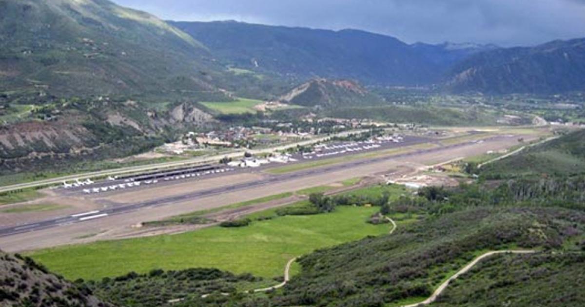 Aspen Airport: pretty in summer and potentially dangerous in winter.
