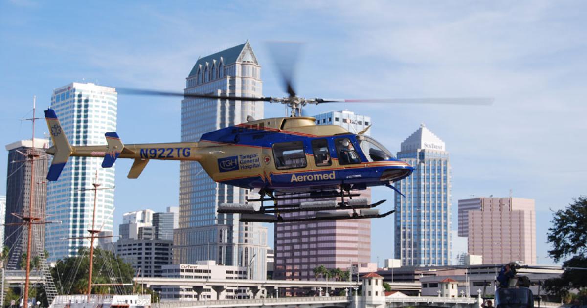 Tampa General Hospital pilots have completed training on Dallas Avionics’ Techisonic Industries TDFM-7000 receiver for the hospital’s Bell 407.