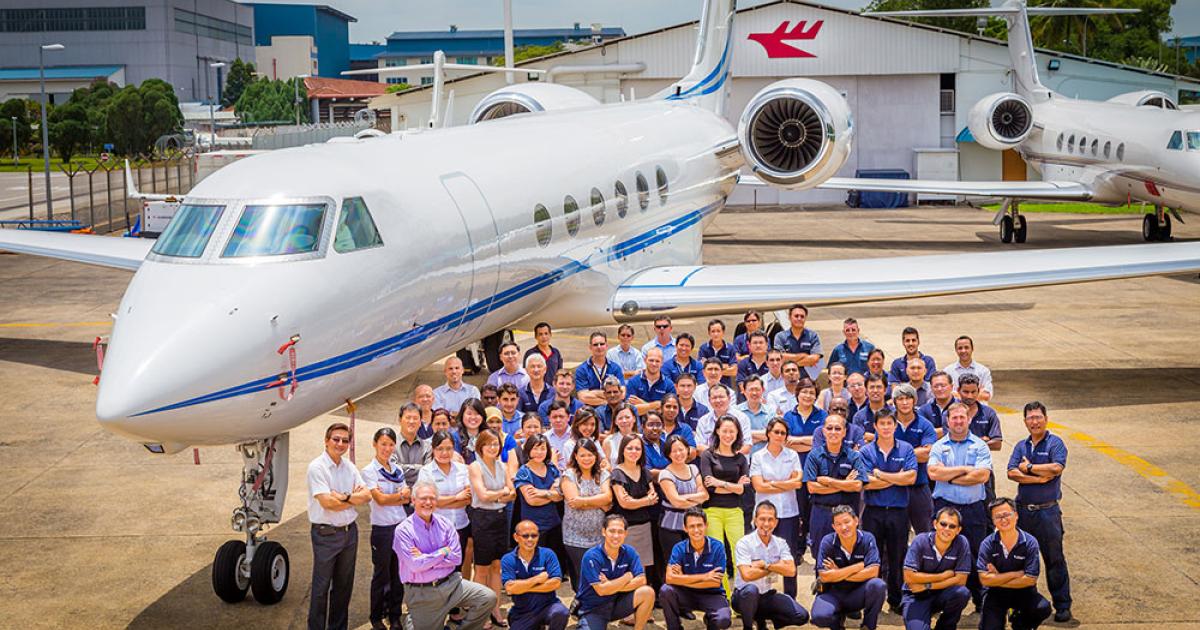 Jet Aviation already has 123 employees in Singapore, many of them local hires, and plans to add more this year. 