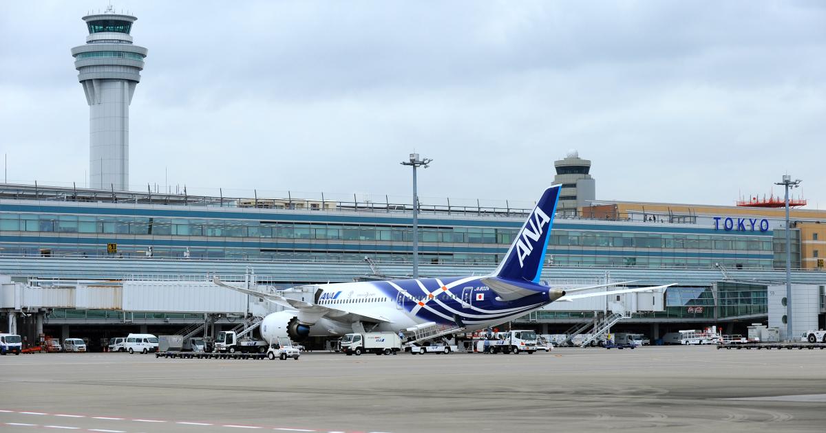 ANA plans to add U.S. slots when the expanded international terminal at Tokyo's Haneda Airport begins operating in March. (Photo: ANA)