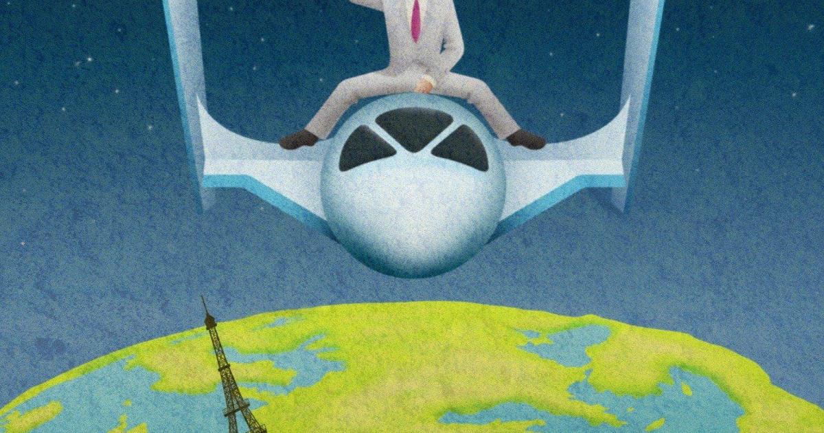 Business jets will make the world even smaller in the coming decade, if some predictions are to be believed. (Illustration: John T. Lewis)