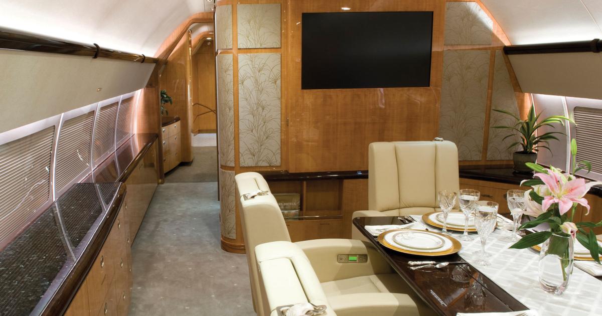 Emteq’s LED lighting will illuminate the interiors of two Boeing 787 aircraft being
equipped with VIP cabins for private owners by Greenpoint Technologies.