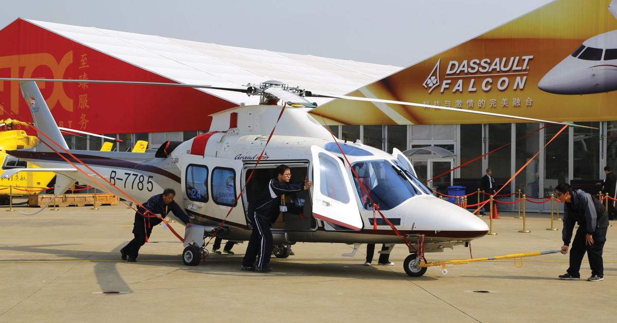 With local partner Sino-US Intercontinental, AgustaWestland has moved into China.