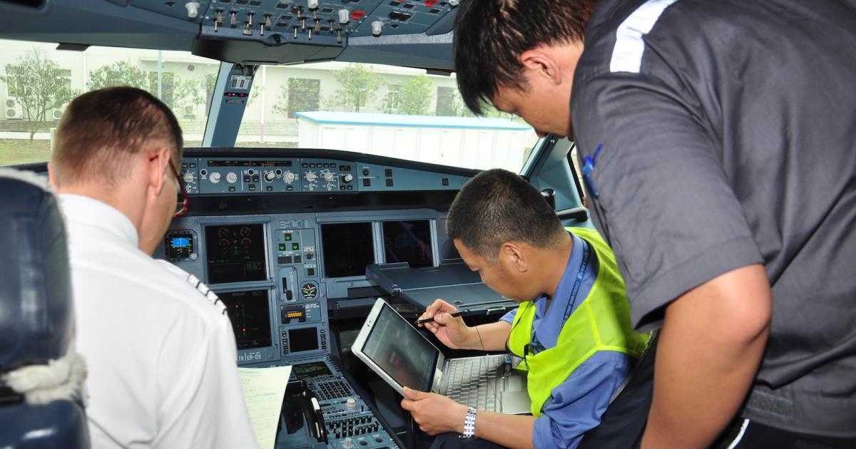 While the majority of Chinese airlines use legitimate MRO companies such as Ameco Beijing, some smaller operators resort to unlicensed repair stations to cut costs. (Photo: Ameco Beijing) 