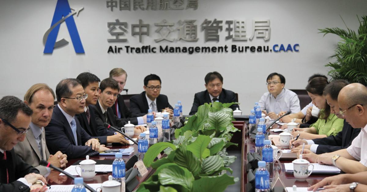 Preparing for expected traffic growth in the region, representatives of Airbus and the CAAC’s Air Traffic Management Bureau last year signed an agreement to cooperate on modernizing China’s ATM system. 