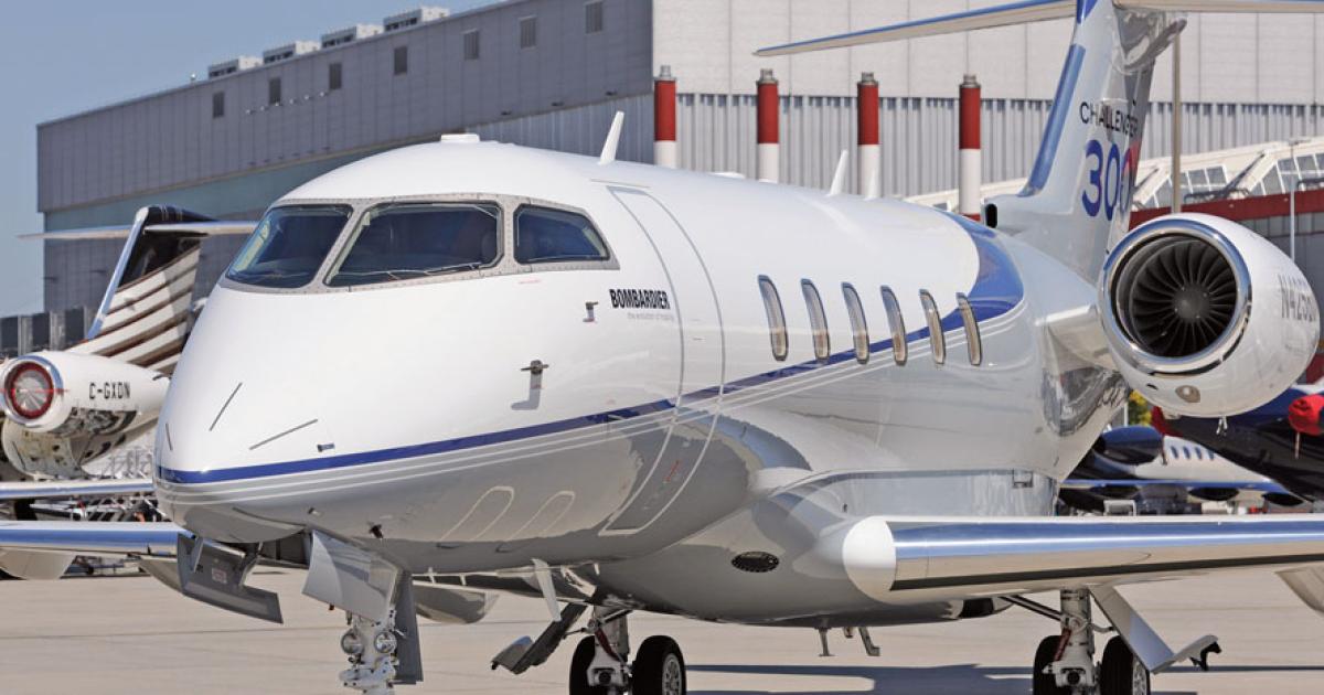 Bombardier’s Signature Series Challenger 350s, similar to the model 300 here at EBACE, will feature a premium interior configuration seating nine passengers. For NetJets Europe, the 350’s range of better than 3,000 nm is a perfect fit.