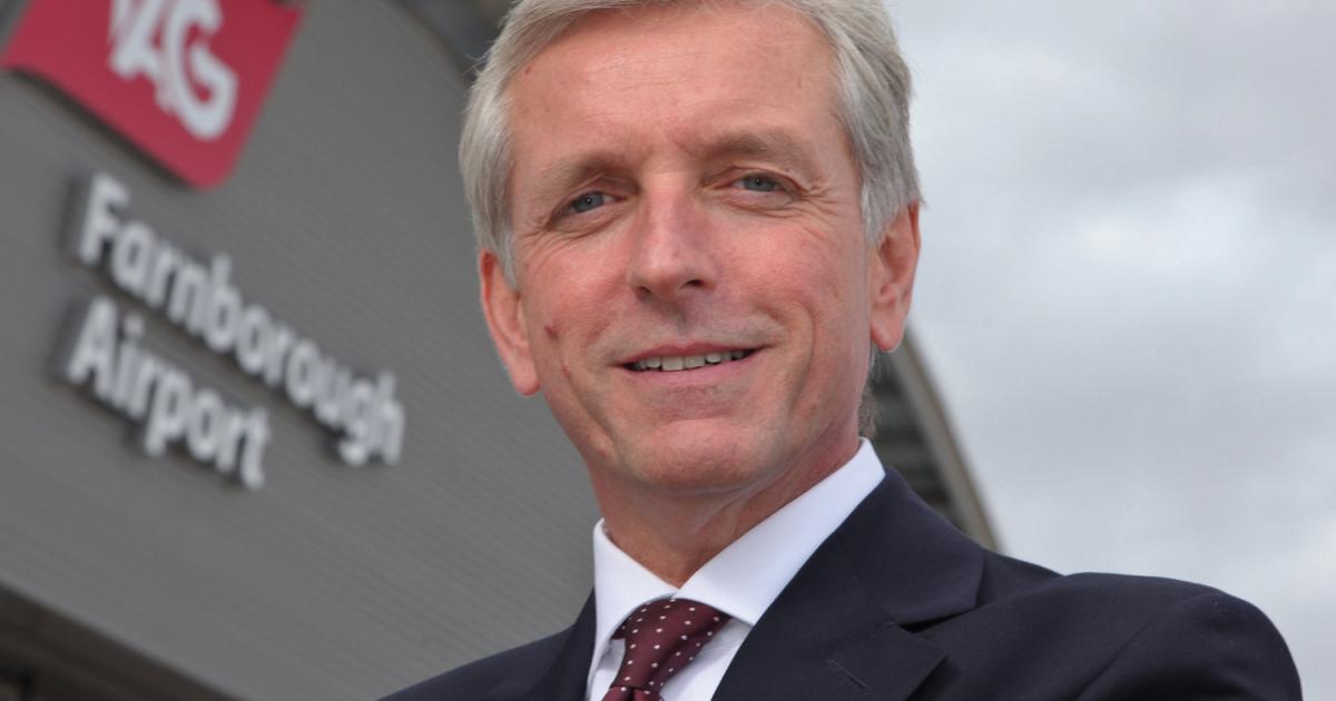 Brandon O’Reilly has been CEO of TAG Farnborough Airport since 2005, and has seen it become one of the world’s leading dedicated bizav airport.
