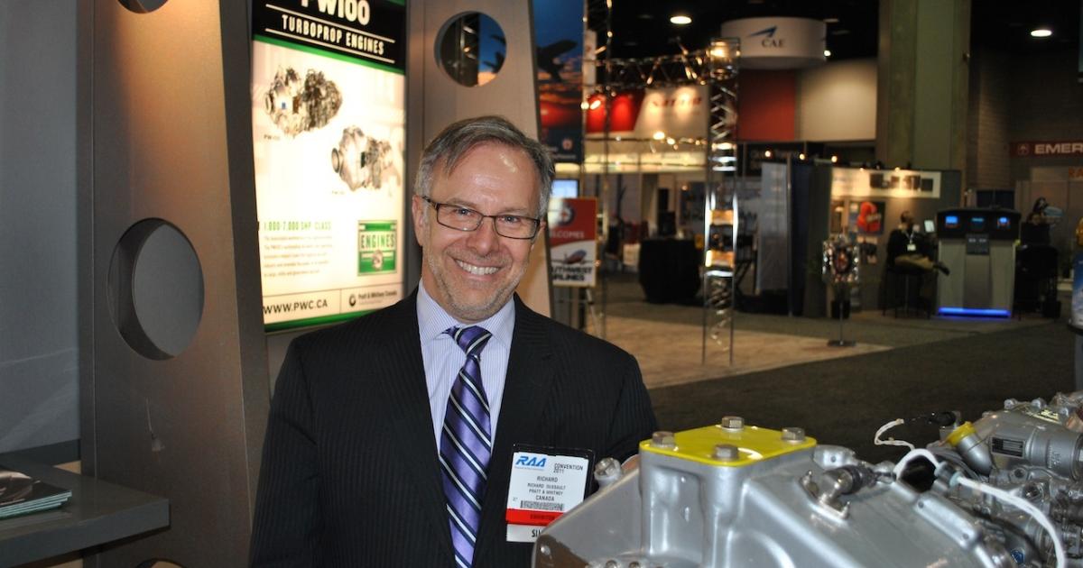 Pratt & Whitney Canada vice president of marketing Richard Dussault. (Photo: Gregory Polek)