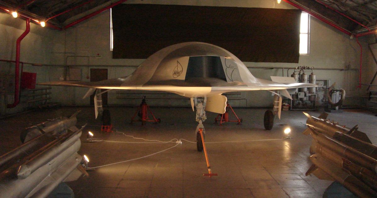 The Skat UCAV was revealed in 2007 by the MiG bureau, but has not been seen in public since then.