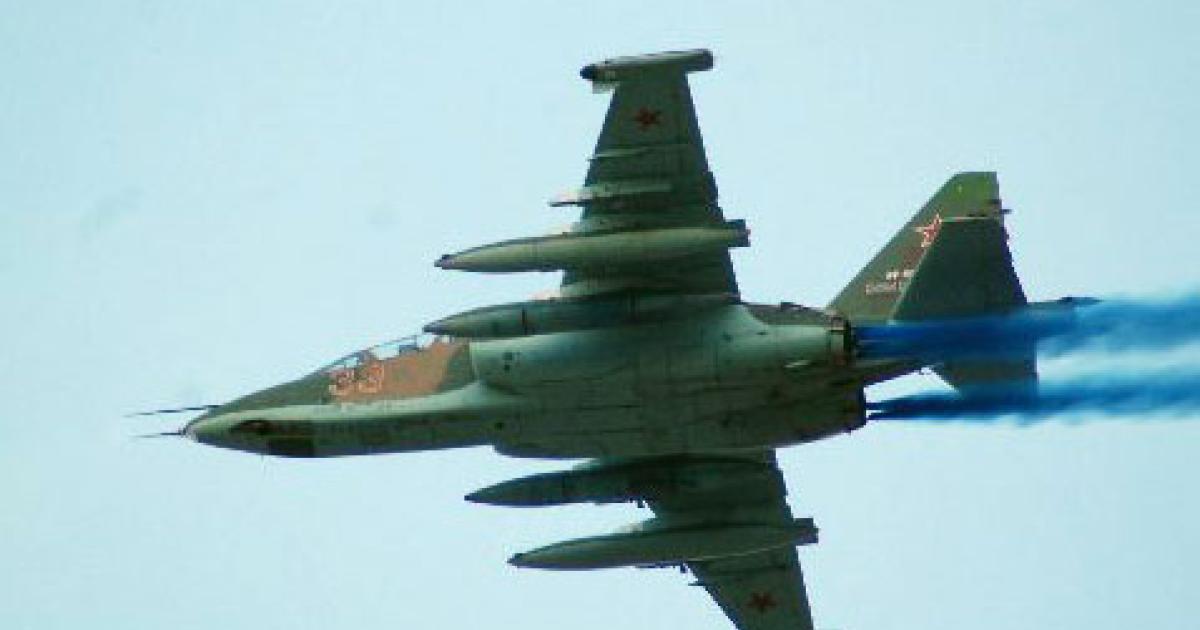 Russian fighters, such as this Sukhoi Su-25, are being urgently supplied to Iraq. (photo: Chris Pocock) 