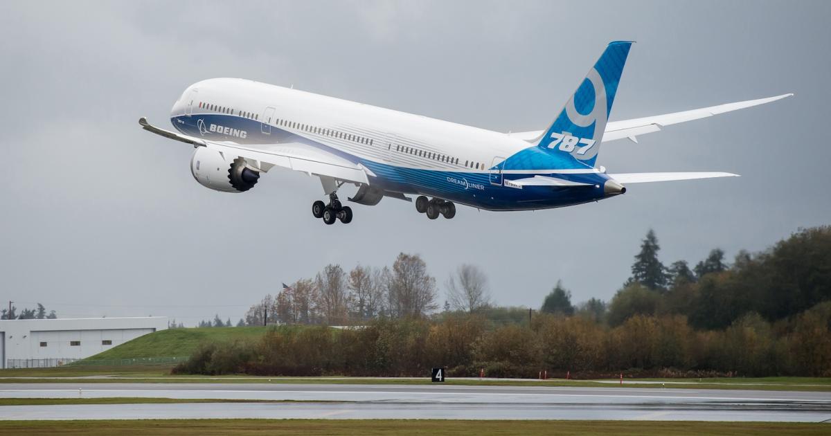 Now certified by the FAA and EASA, the Boeing 787-9 has won clearance for delivery to Air New Zealand. (Photo: Boeing)