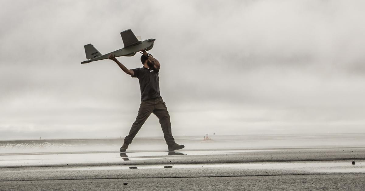 AeroVironment said it started flying the Puma AE for BP Exploration in Prudhoe Bay, Alaska, on June 8. (Photo courtesy of BP)