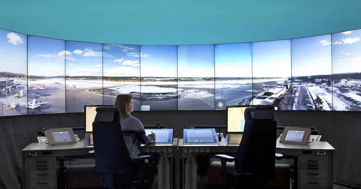 Swedish Transport Agency approval cleared the way to begin operations at the Sundsvall Remote Tower Center. (Photo: LFV)