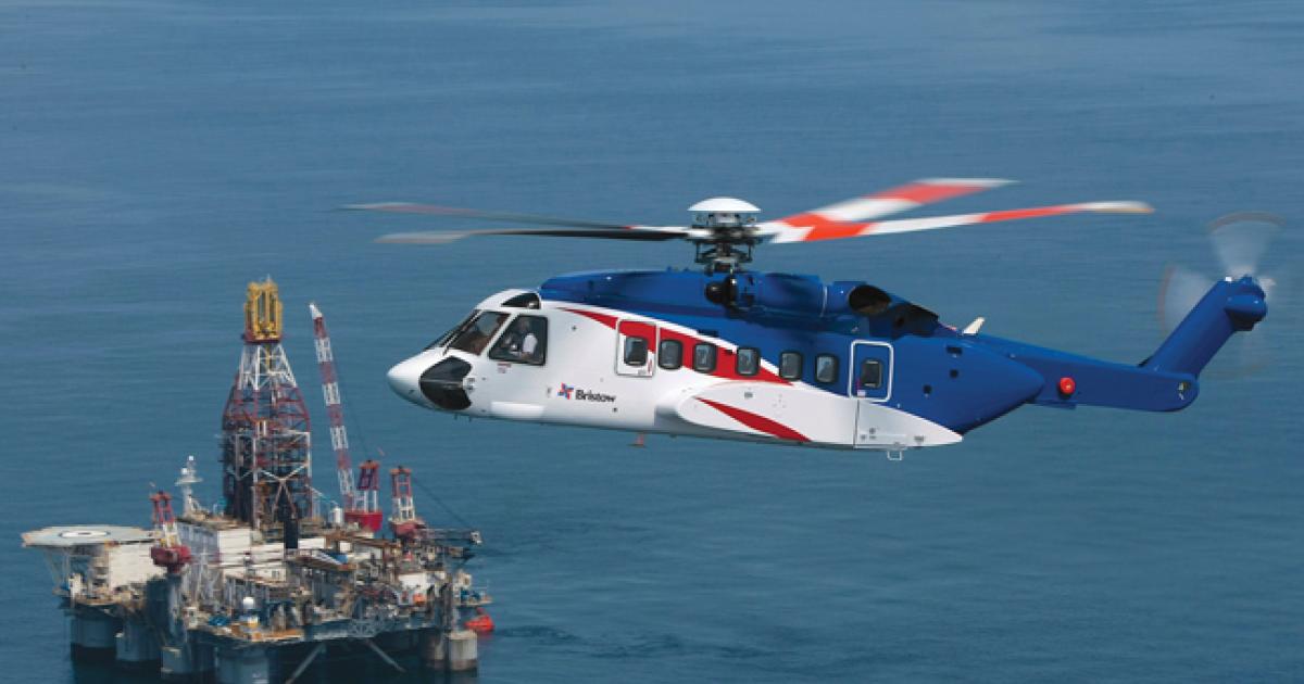 The continued boost in the oil and gas industry is driving the need for offshore helicopters, such as this Sikorsky S-92, and advanced simulators to train the flight crews.
