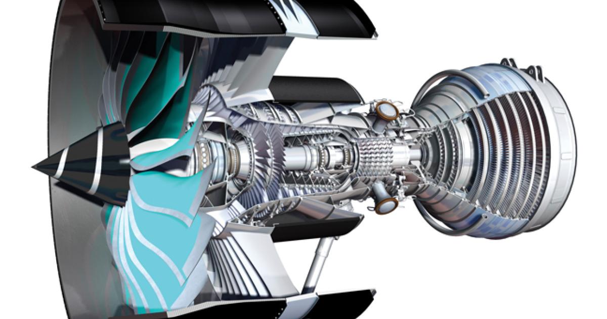 Titanium-aluminide low-pressure turbine blades and proposed cooling arrangements on Rolls-Royce’s proposed future UltraFan engine may owe much to the RB3025 powerplant unsuccessfully offered to power the Boeing 777X. For example, the RB3025 featured a “vortex amplifier” to simplify turbine-blade cooling with HPC air.