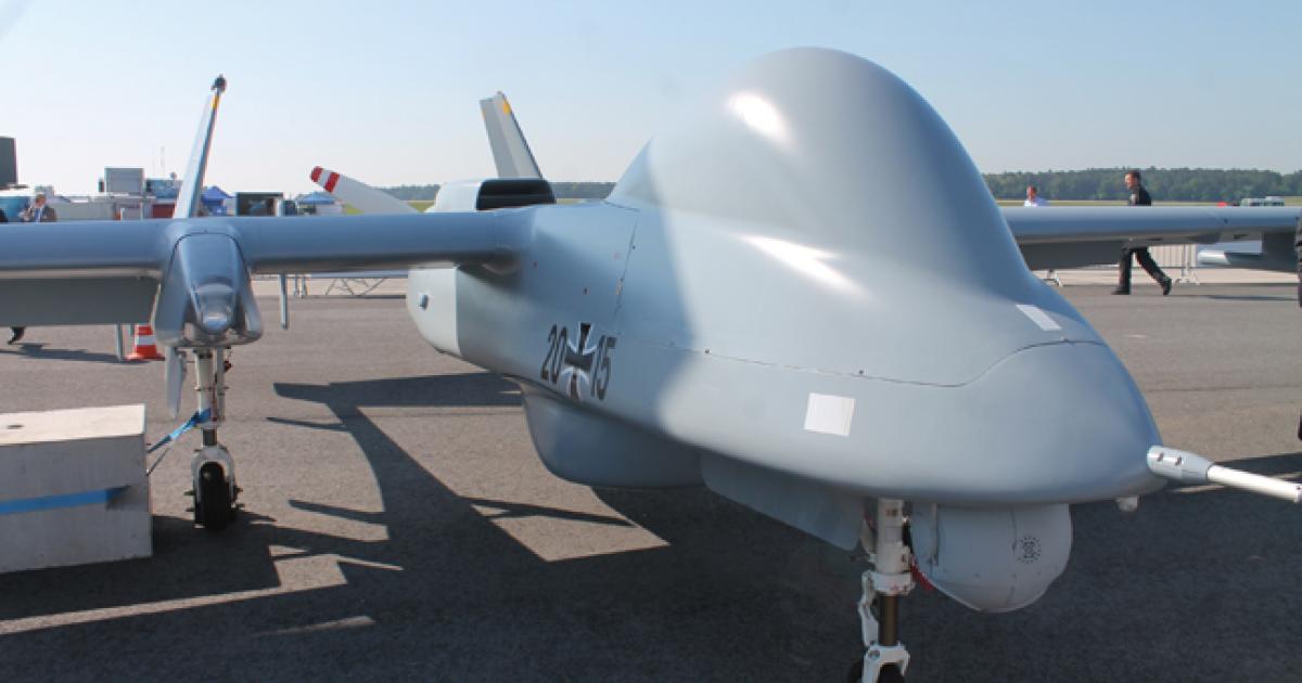 Israeli-built Heron 1 UAVs have been operated for the German air force over Afghanistan via a lease-operate-maintain contract. 