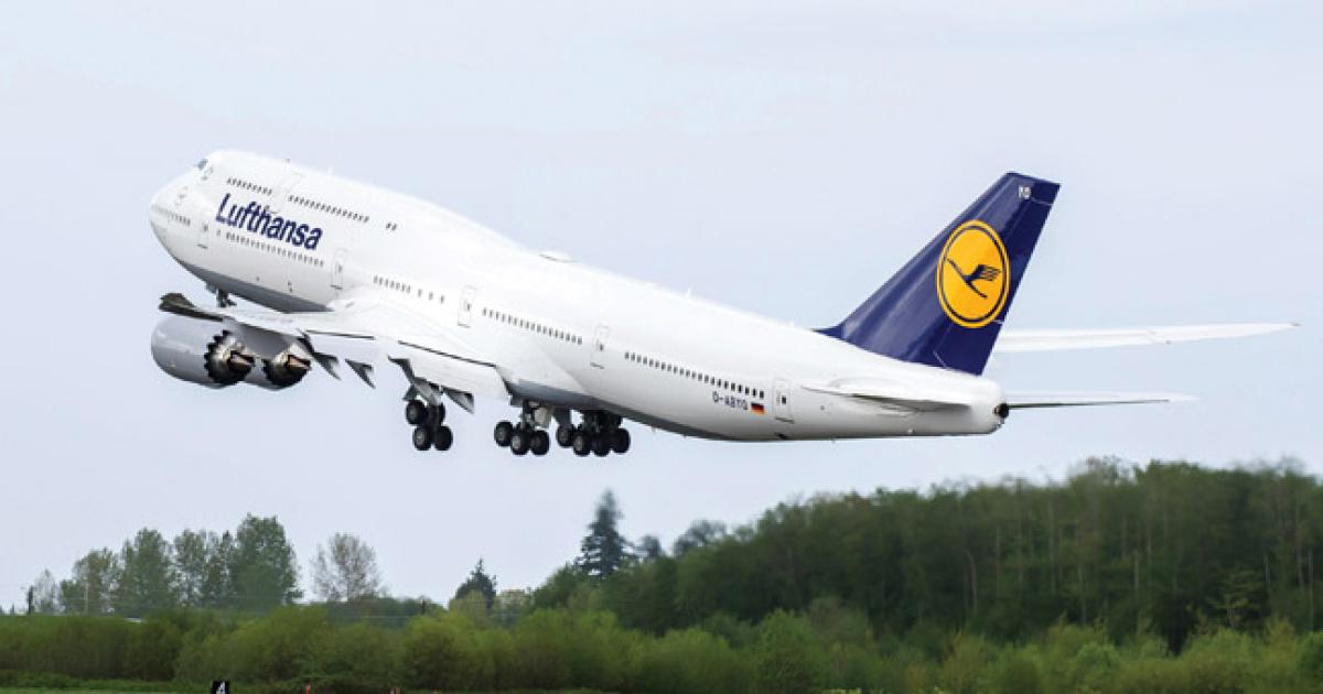 Lufthansa took delivery of its 75th Boeing 747 and its 13th 747-8I on May 2. 
