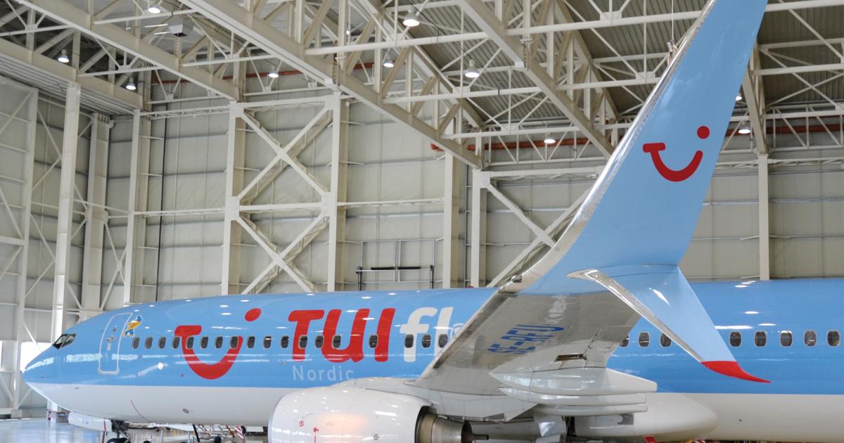 Installing Split Scimitar winglets from Aviation Partners of the U.S., involves strengthening the wing spars. Sweden’s TUIFly tasked Romania’s Aerostar with installing the winglets on two of its Boeing 737s, each involving six days of downtime.