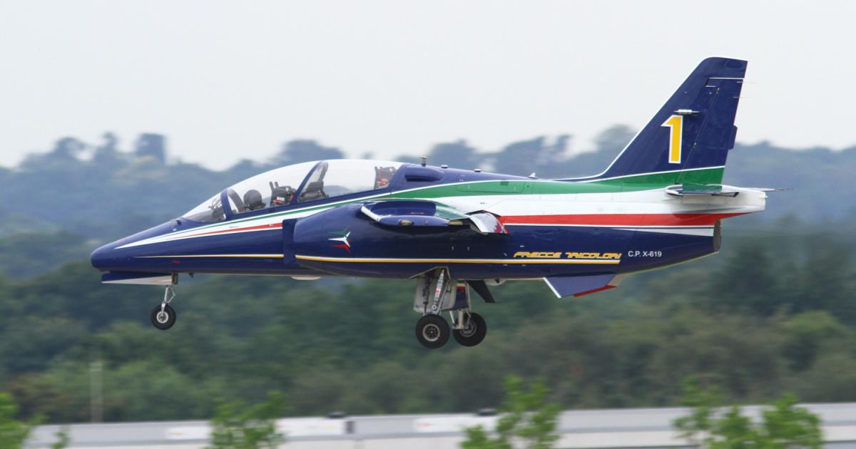 Israel selected the Alenia M-346 for advanced training, joining Italy and Singapore as operators of the type.
