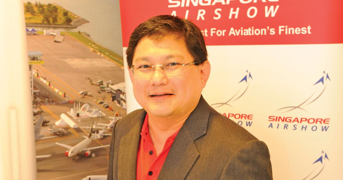 Leck Chet Lam, managing director of Singapore Airshow organizer Experia Events, is expanding the scope of the show ahead of its next staging in 2016. 
