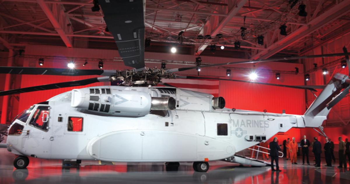 The CH-53K “King Stallion,” one of the first all-digitally designed helicopters, was assembled inside a 3-D virtual reality lab at Sikorsky’s headquarters before any metal was cut or composites were laid out.