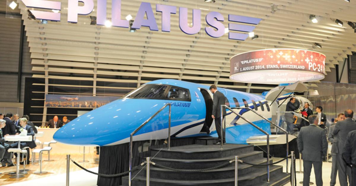 Pilatus has already sold two full years of production for its new PC-24 jet, which is due 
to enter service in early 2017.