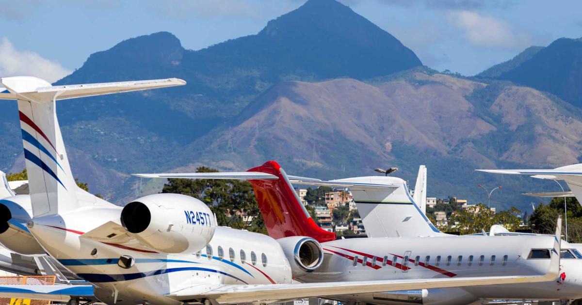 Jet Aviation and Brazil’s C-Fly Aviation set up a partnership at SRGL in Rio and together they were able to maximize use of the limited parking space at the airport.