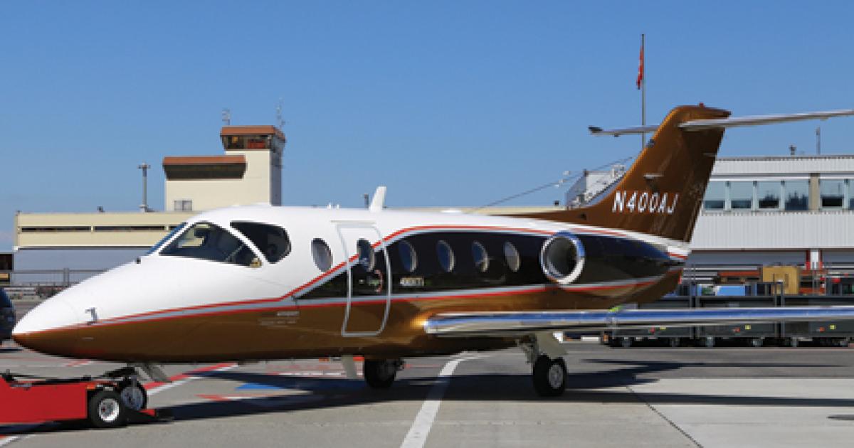 Nextant is back at JetExpo with its 400XTi remanufactured business jet. Local sales agent FortAero has been operating two examples on charter service for the past nine months.