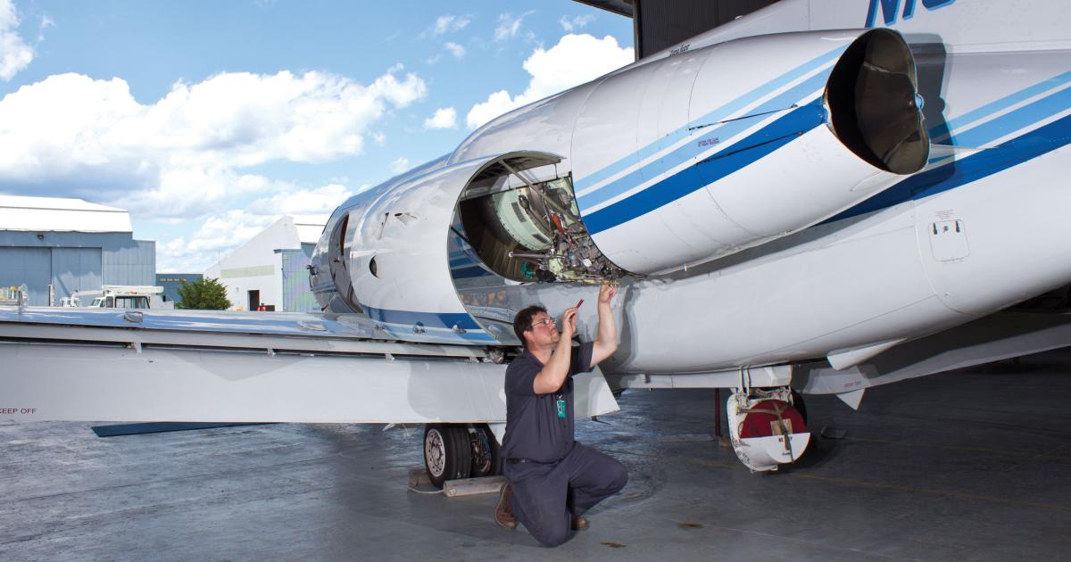 C&L Aerospace can complete heavy maintenance checks for the Hawker 800 in a new 120,000 sq-ft aircraft hangar. 
