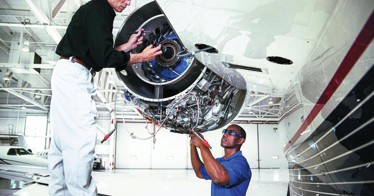 Recognizing that large-cabin business jets and rotorcraft “continue to drive the market for new [aircraft] deliveries,” Dallas Airmotive has strategized its brick-and-mortar facilities and service-representative deployment accordingly.