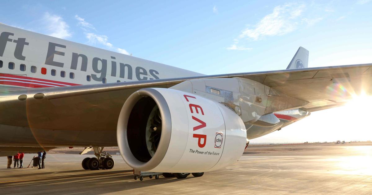 CFM's Leap 1C engine, which recently began flight testing, features Nexcelle's integrated propulsion system.