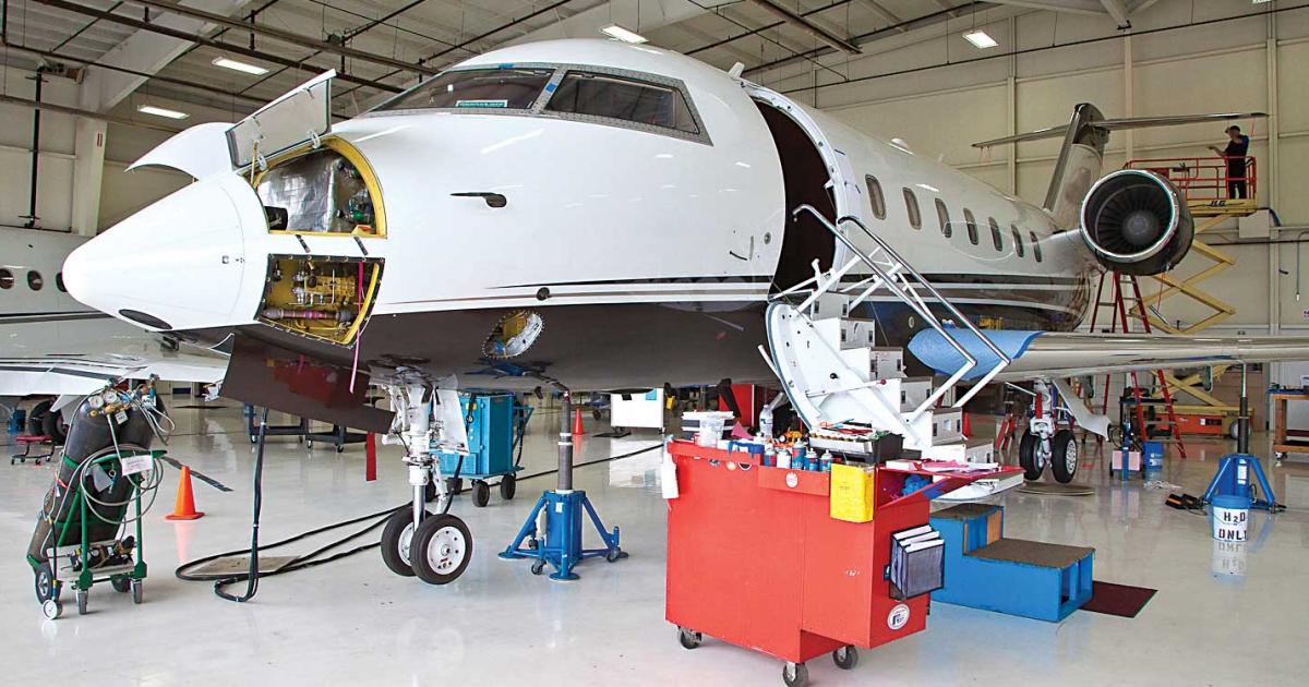 Global Aviation provides aircraft inspection, 
maintenance and repair services.